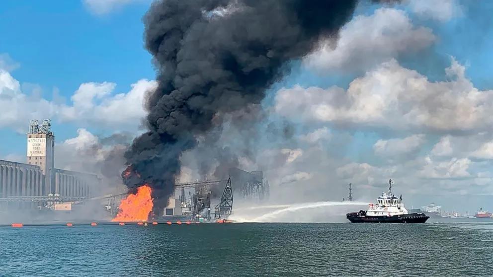 突發(fā)！輪船撞上天然氣管道，大爆炸！2死、2失蹤，6傷！
